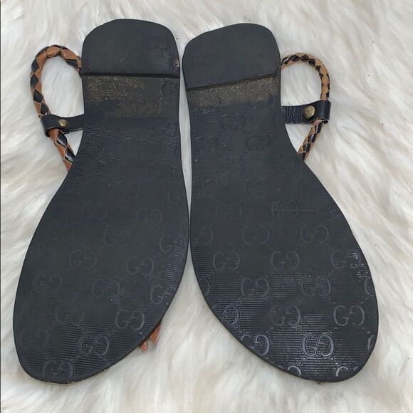 Paul Smith London Leather Thong Sandals Size 40/10 - Picture 6 of 6